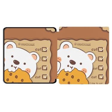 Imagem de Yzlvigrous Capa para Kindle Oasis 9/10ª Geração 2017/2019, Modelo: CW24WI/S8IN4O, TPU de 7 Polegadas TPU Tampa de Casca Traseira com Recurso de Vigília do Sono Automático