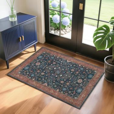 Imagem de LBRO2M Tapete de fazenda 2X3 azul envelhecido