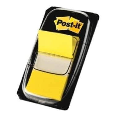 Imagem de Post-It 680Yw12 Marking Page Flags in Dispensers, Yellow, 12 50-Flag Dispensers/Box