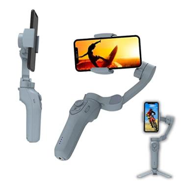 Imagem de NovaVida, Estabilizador Gimbal de Celular Profissional L7Cpro com 3 Eixos Dobráveis