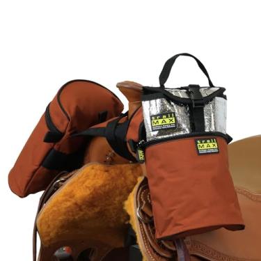 Imagem de TrailMax Bolsas médias de cavalo para sua sela ocidental; bolsas de sela isoladas para cavalos; bolsa de sela para câmera ou celular; segura com alças; serve para selas ocidentais/resistentes,