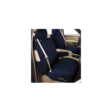Imagem de Covercraft Capas de assento personalizadas com proteção de banco frontal - tecido de polialgodão, azul marinho