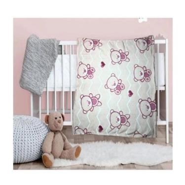Imagem de Manta Cobertor Macio Para Bebê Confort Baby Hazime 110x90cm Antialergi