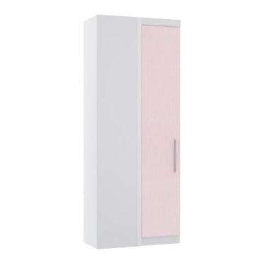 Imagem de Guarda Roupa Modulado Alpes 1 Porta Canto Reto - Módulo Luciane, Rosa