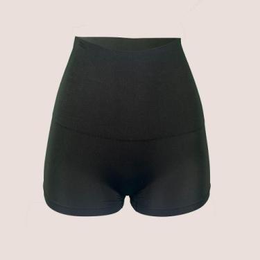 Imagem de Kit 2 Calcinha Boxer Sem Costura Zee Rucci Modeladora, Preto, G