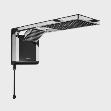 Imagem de Chuveiro Lorenzetti Acqua Duo Ultra 7800W Preto com Cromado 220V