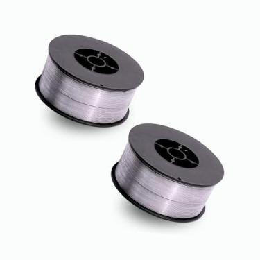 Imagem de 2 Pcs Arame Solda Mig 308L 0.8mm uso com Gás Rolo 1kg - OMEGA