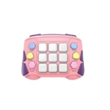Imagem de Pop It Speed Push Eletrônico Game Console Crianças Brinquedos Adulto Fidget Alívio Do Estresse Interativos rosa