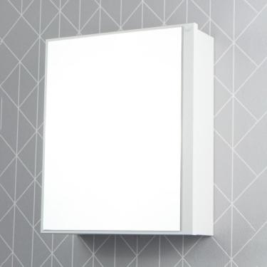 Imagem de Armário Para Banheiro Com Espelho Cairo Branco 26cm