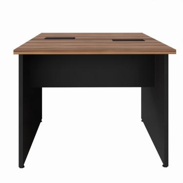 Imagem de Plataforma Dupla Pé Painel Espresso Móveis Marrom-preto