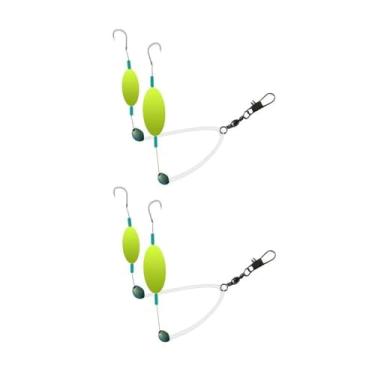 Imagem de YIJU 2 peças Pompano Rigs para pesca de surf com boias Pompano Equipamento de água salgada