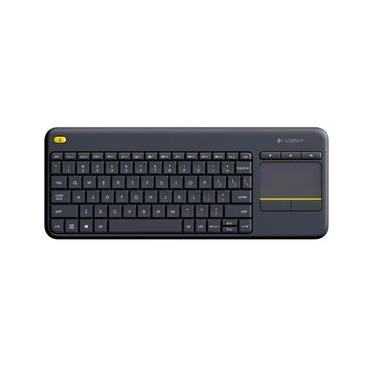 Imagem de Teclado sem fio Logitech K400 Plus TV Controle Easy Media e Touchpad Integrado, Conexão USB Unifying/Layout ABNT2