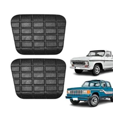 Imagem de Kit de Capa de Pedal (Freio+Embreagem) da A20/D10/D20/A10 - Mil Peças