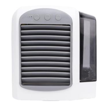 Imagem de Luqeeg Ar condicionado de mesa, 3 velocidades ajustáveis de 380 ml, ventilador de ar para panela de água, portátil, baixo ruído, alimentado por USB, resfriador evaporativo pessoal com para quarto