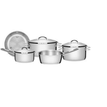 Imagem de Jogo Panelas Inox Fundo Triplo Tramontina Solar 5pc