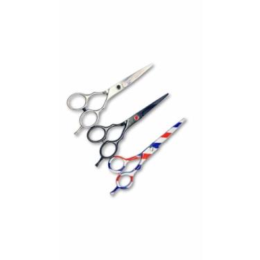 Imagem de Tesoura Cabelo Profissional, Tesoura Profissional Fio Navalha 6.0 Cabeleireiro Barbeiro Aço Inox, Vários Modelos Disponíveis(aleatório)