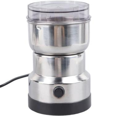 Imagem de Moedor De Café E Grãos Elétrico Aço Inox 150ml 150w 110V