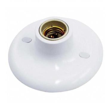 Imagem de Plafon E-27 em Porcelana Branco 100w - Taschibra