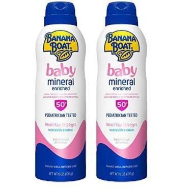 Imagem de Protetor solar Banana Boat Baby Mineral SPF 50 177mL (pacote com 2)