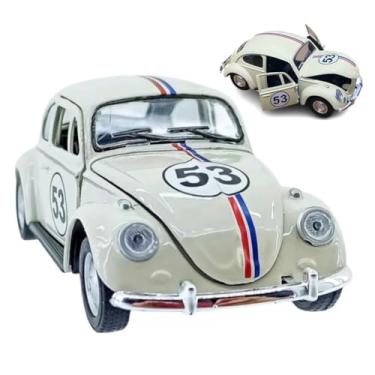 Imagem de Carrinho Miniatura Colecionável Brinquedo Volk Fusc quinha Carrinho Metal À fricção Abre Porta (Edição Especial 53)