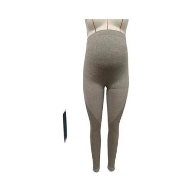 Imagem de Calças De Yoga Para Gestantes Em Algodão Leggings Justas Para Mulheres