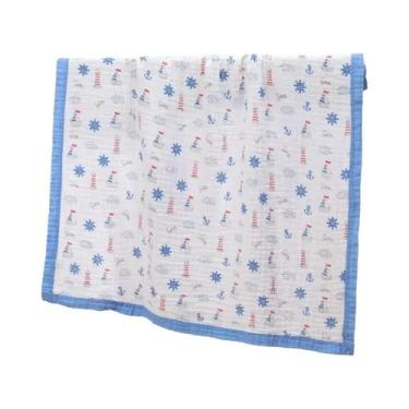 Imagem de Toalha De Banho De Gaze Para Bebê Recém-Nascido, 6 Camadas, Algodão De