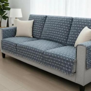 Imagem de Manta Grande para Sofá Luxo 2,50x1,80 Tipo Capa Protetora de Sofa 2 e 