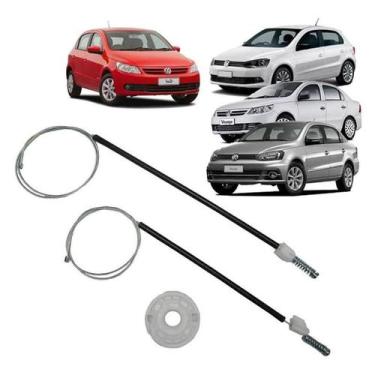 Imagem de Kit Reparo Máquina Vidro Elétrico Traseira Gol G5 G6 Voyage 2008 em Di