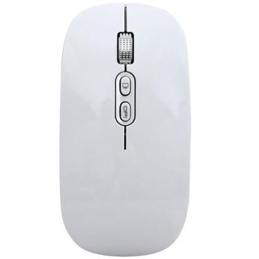Imagem de Mouse Sem Fio Bluetooth Recarregavel Compatível Com Macbook Air Pro - 