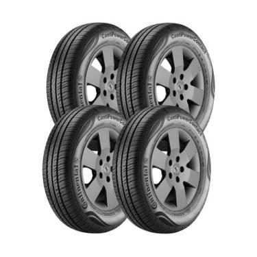 Imagem de Jogo 4 Pneus Continental Aro 14 PowerContact 175/65R14 82T, 5 anos Con
