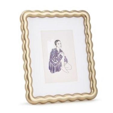 Imagem de Porta Retrato Em Mdf Dourado 10x15cm P - Mart - Moas