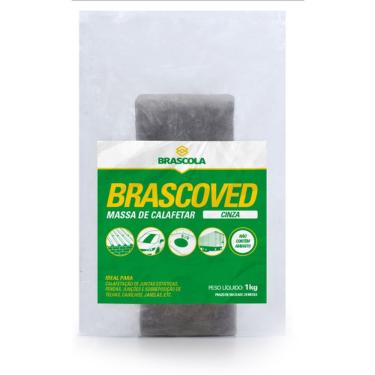 Imagem de Massa de Calafetar 1kg Brascola para Vedação de Frestas e Juntas com Alta Aderência e Flexibilidade 1KG