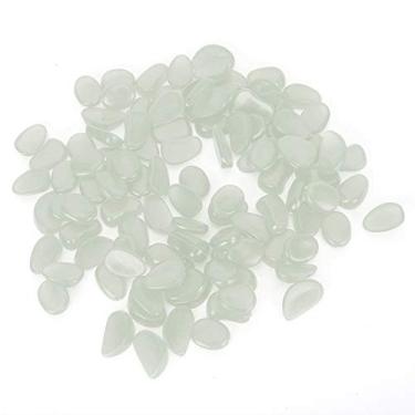 Imagem de 100 pcs tanque de peixes brilho cascalho,Pedras brilhantes, pedra luminosa, decora??o fluorescente para aqu¨¢rios de plantas, paisagismo (true color), Decora??o de pedra luminosa decora??o aqu¡§¡ér