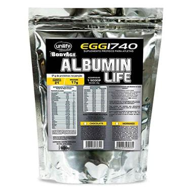 Imagem de Albumin Life EGG 1740 (Albumina) Chocolate 500g Unilife
