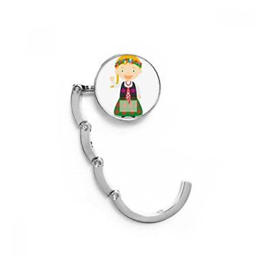 Imagem de Gancho de mesa Smile Blond Poland com fecho decorativo dobrável