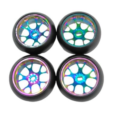 Imagem de oshhni 4Pcs RC Car Drift Tire RC Car Acessório Universal Upgrade Professional Wheel Rim Tire para P929 K989 K969 1/28 Modificação