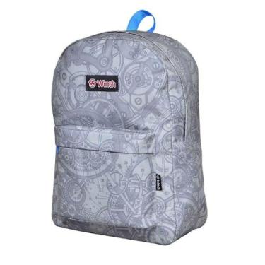 Imagem de Mochila Básica Azul Engrenagens Cores Sortidas Winth - Wincy