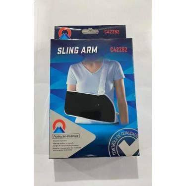Imagem de Tipoia Tela Arm Sling, Imobilizador De Ombro, Suporte De Braço Ajustáv