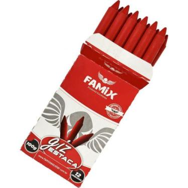 Imagem de Lápis Estaca Vermelho 100G - Famix