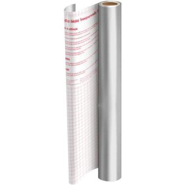 Imagem de Papel de Parede Plástico Adesivo 45CMX10M Metálico Prata PP 0,08 - DAC