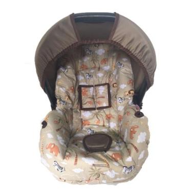 Imagem de Capa para bebe conforto - safari kaki - ALAN PIERRE BABY