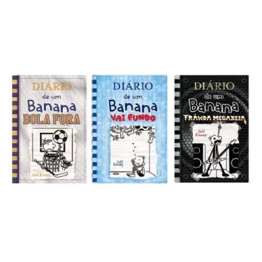 Imagem de Kit Com 3 Livros - Diário De Um Banana Vol. 15 16 E 17 - Capa Dura