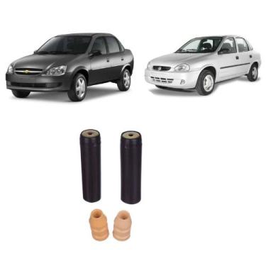 Imagem de Par de Batente Corsa Sedan Traseiro (2002 Até 2004 ) Classic 1.0/1.6 -