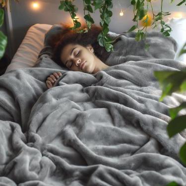 Imagem de Cobertor Fleece Bedsure Queen (213x229cm) - Macio e Acolhedor