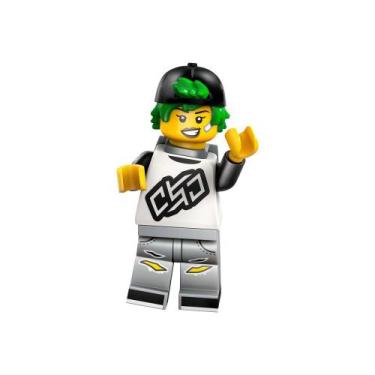 Imagem de Lego Série 27 Minifigura 71048 - Skatista (Longboarder Skater), Branco