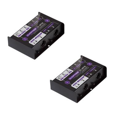 Imagem de Kit 2 Direct Box Passivo Waldman DuoPass DI-2PS Profissional