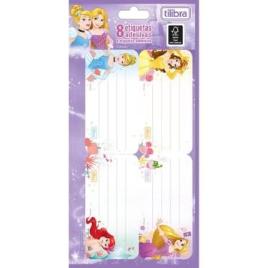 Imagem de Etiqueta Escolar Adesiva Princesas, Único