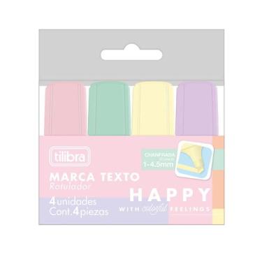 Imagem de Marca-Texto Mini Happy - Blister com 4 Unidades, Único