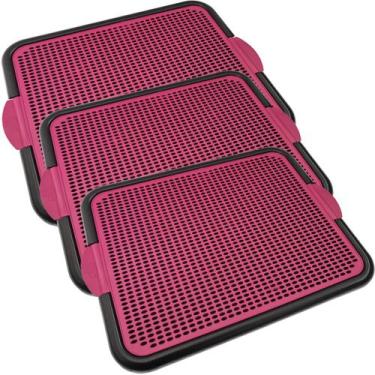 Imagem de Kit 3 Sanitário Canino Higiênico Toalete Pipi Dog Xixi Educador Tapete