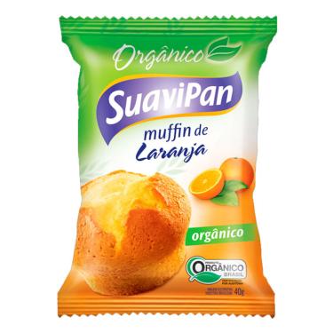 Imagem de Muffin Orgânico Laranja 40g - Suavipan